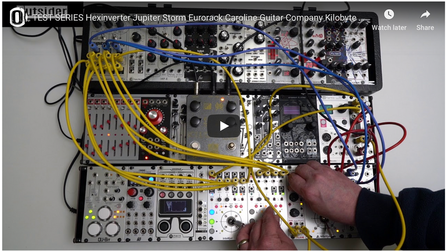 TEST SERIES Hexinverter Jupiter Storm /  Caroline Kilobyte Lo-Fi Delay