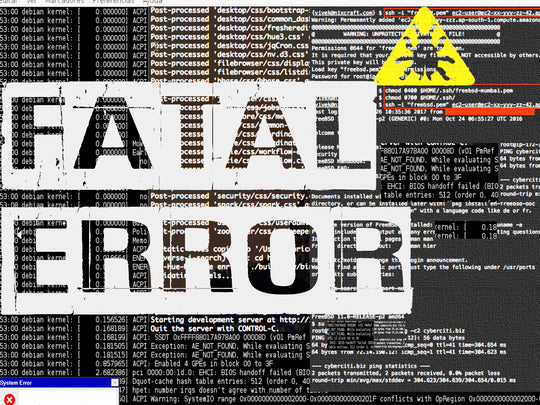 FATAL ERROR – outsidersounddesign